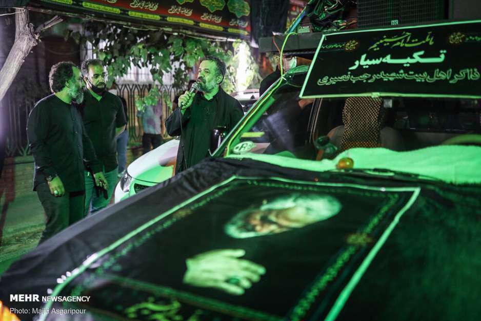 هیئت سیار محمود کریمی در شب اول محرم 1442