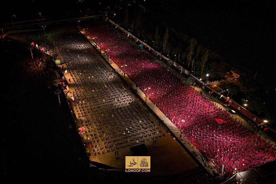 شکوه و انظباط در هیئت ریحانه النبی