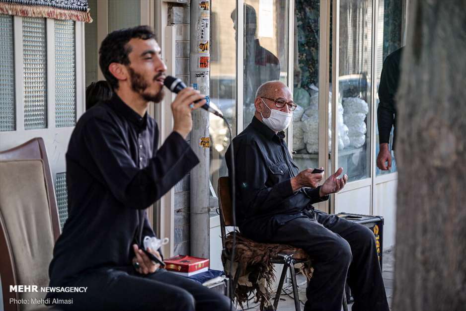 روضه مهدی رسولی در کوچه‌های شهر زنجان