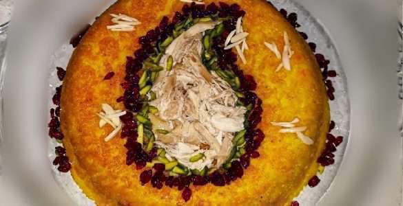 طرز تهیه ته چین مرغ در پلوپز