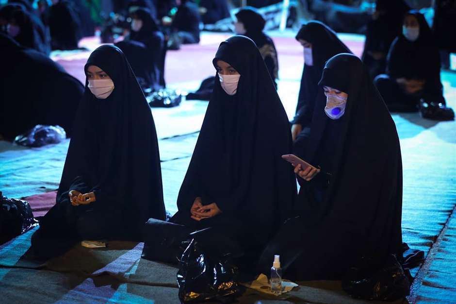 زنان حسینی | حضور زنان در مراسم عزاداری میدان امام خمینی (ره)