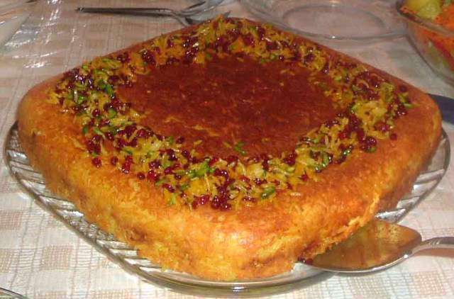 طرز تهیه ته چین مرغ و بادمجان