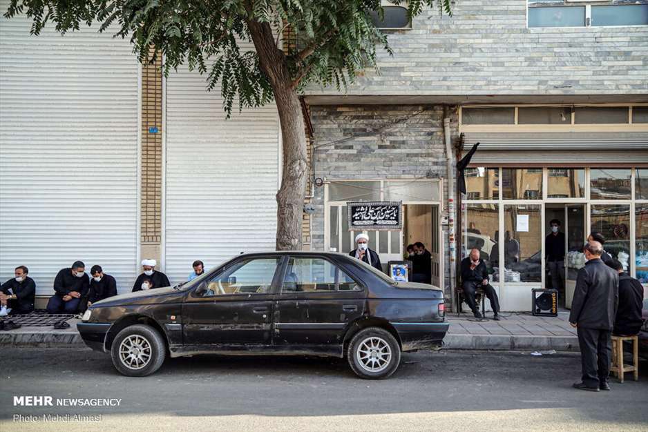 روضه مهدی رسولی در کوچه‌های شهر زنجان