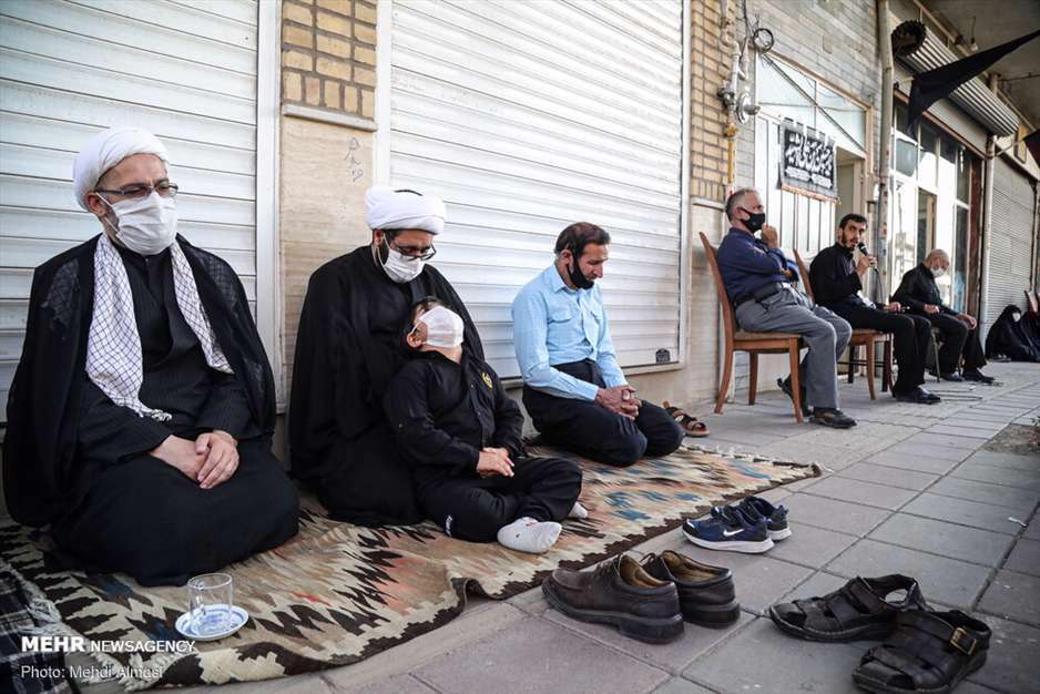 روضه مهدی رسولی در کوچه‌های شهر زنجان