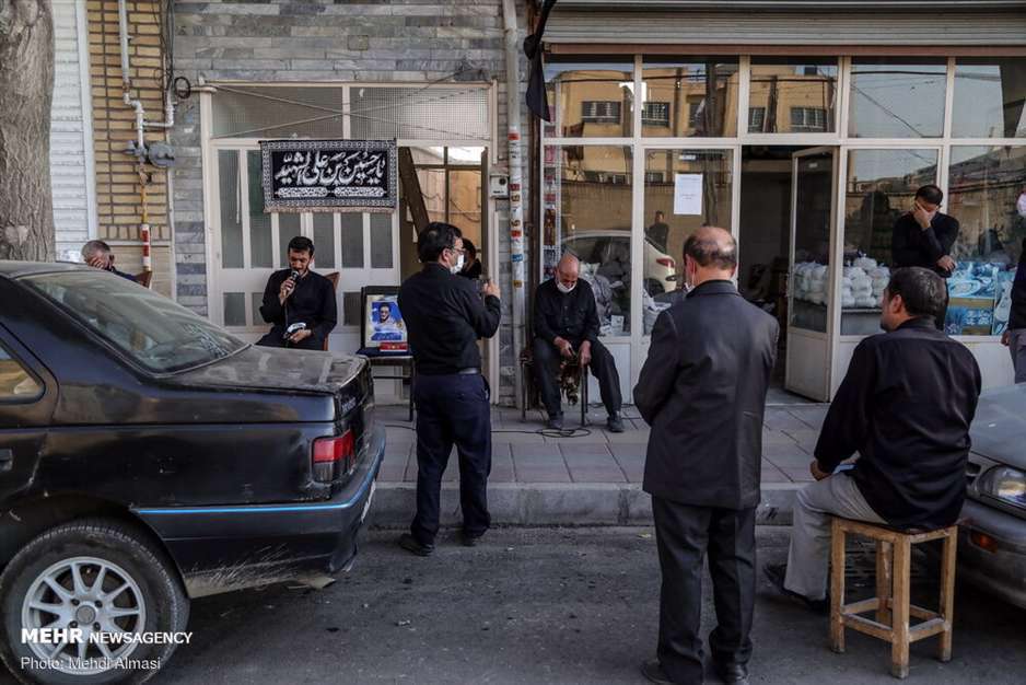 روضه مهدی رسولی در کوچه‌های شهر زنجان