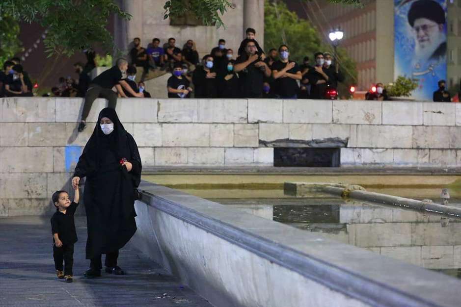 عزاداری محرم در محوطه میدان توپخانه [امام خمینی]