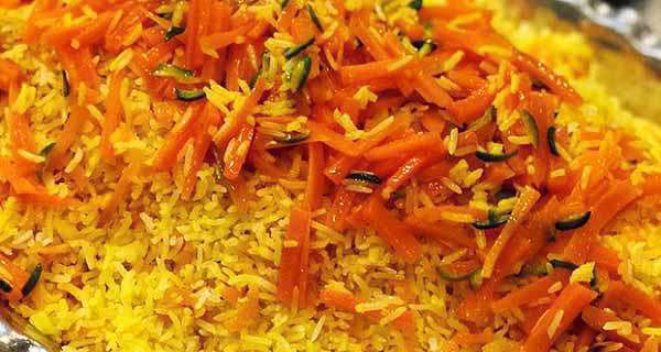 هویج پلو شیرازی