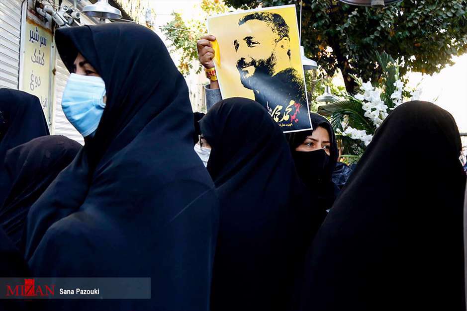 مراسم تشیع پیکر محمد محمدی، شهید امر به معروف