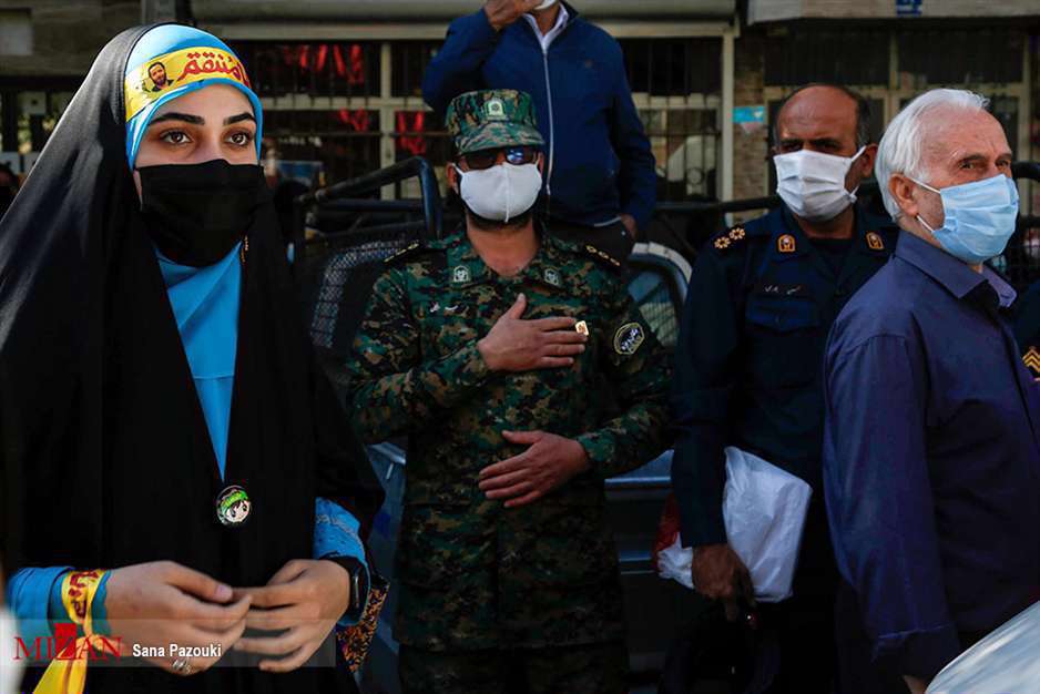 مراسم تشیع پیکر محمد محمدی، شهید امر به معروف