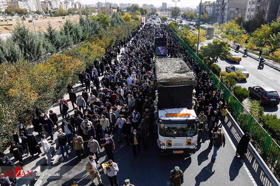 مراسم تشیع پیکر محمد محمدی، شهید امر به معروف