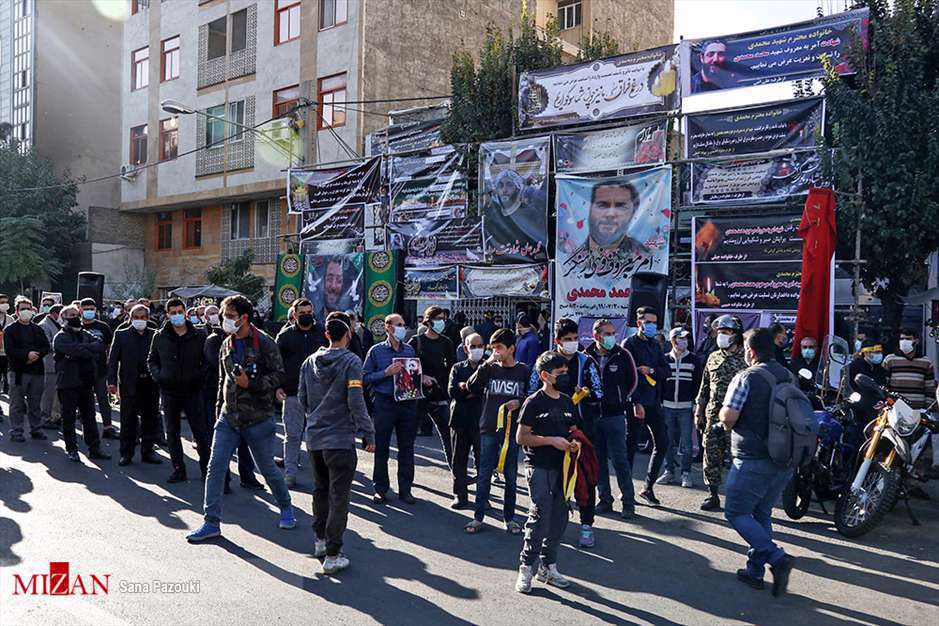 مراسم تشیع پیکر محمد محمدی، شهید امر به معروف