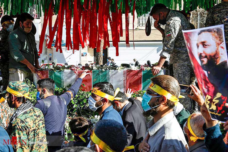 مراسم تشیع پیکر محمد محمدی، شهید امر به معروف