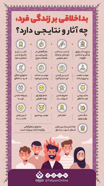 بداخلاقی بر زندگی فرد چه آثار و نتایجی دارد؟