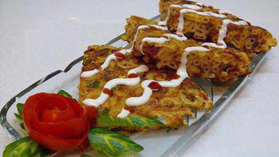 آموزش چند نوع کوکوی ساده برای ناهار کوکوی ماکارونی برای ناهار