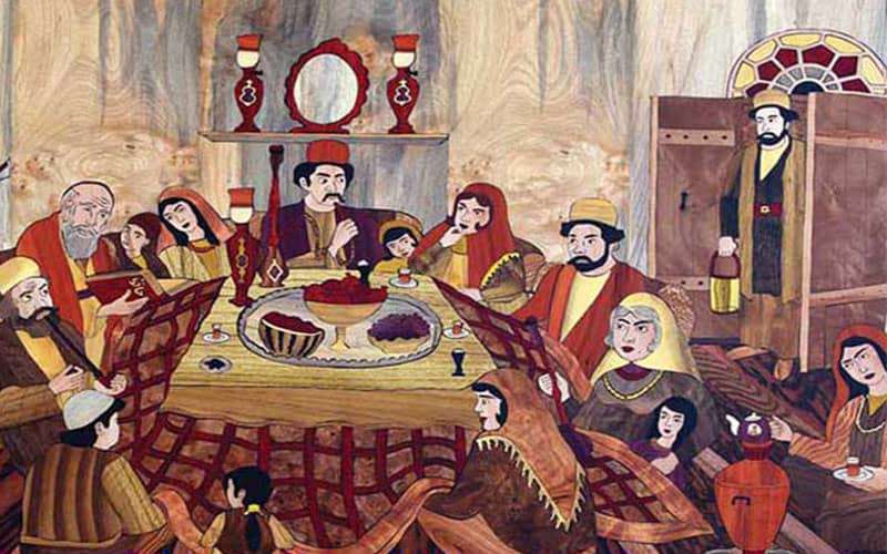 افسانههای ایرانی شب یلدا و ننه سرما