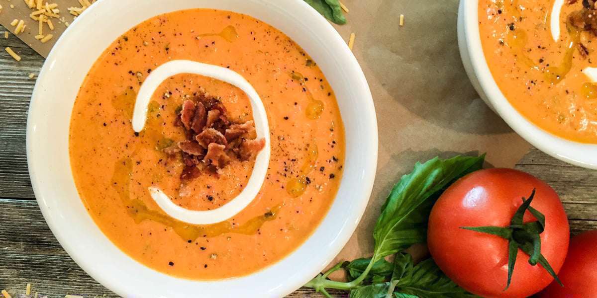 سوپ گوجه فرنگی