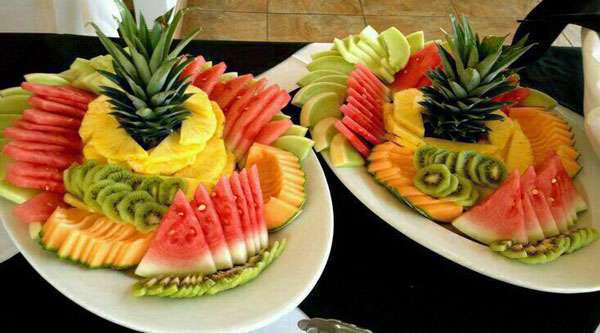 تزیین ظرف میوهی شب یلدا