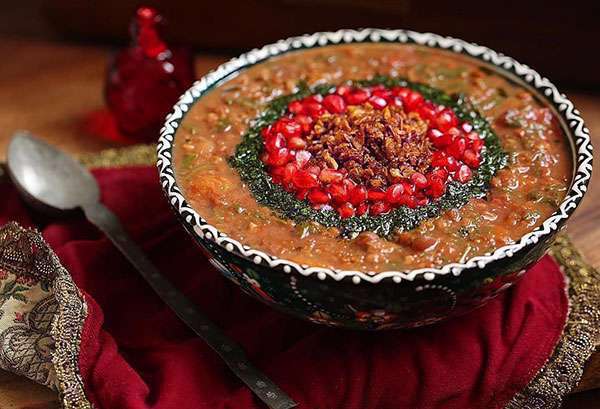 طرز تهیه چند نوع آش زمستانی طرز تهیه آش انار