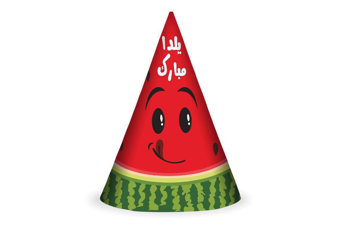 تزئین کلاه بوقی برای شب یلدا