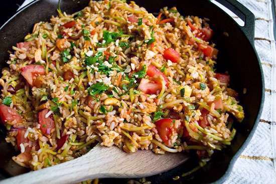طرز تهیه پلوی تایلندی به روشی ساده پلوی تایلندی