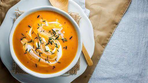 طرز تهیه چند پیش غذای ساده سوپ هویج و زنجبیل