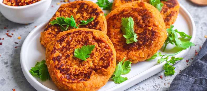 طرز تهیه کتلت عدس خانگی کتلت عدس