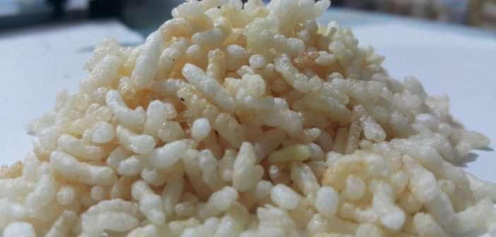 طرز تهیه برنجک پفکی شیرینی مربایی