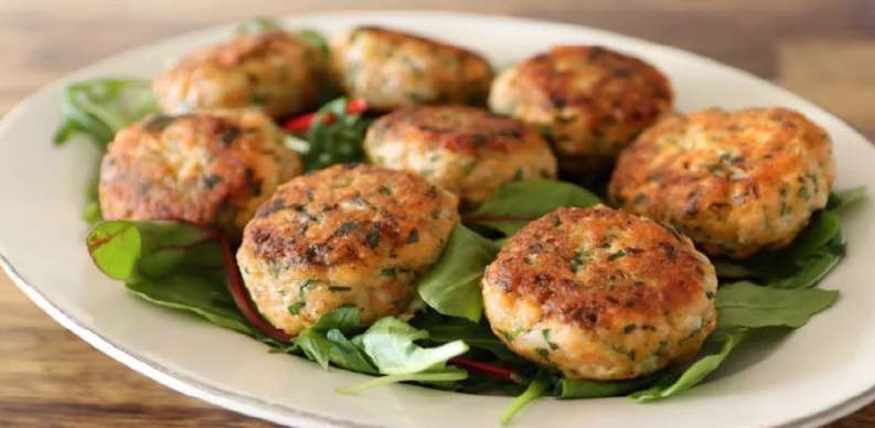 طرز تهیه کیک ماهی سالمون تازه کیک ماهی سالمون