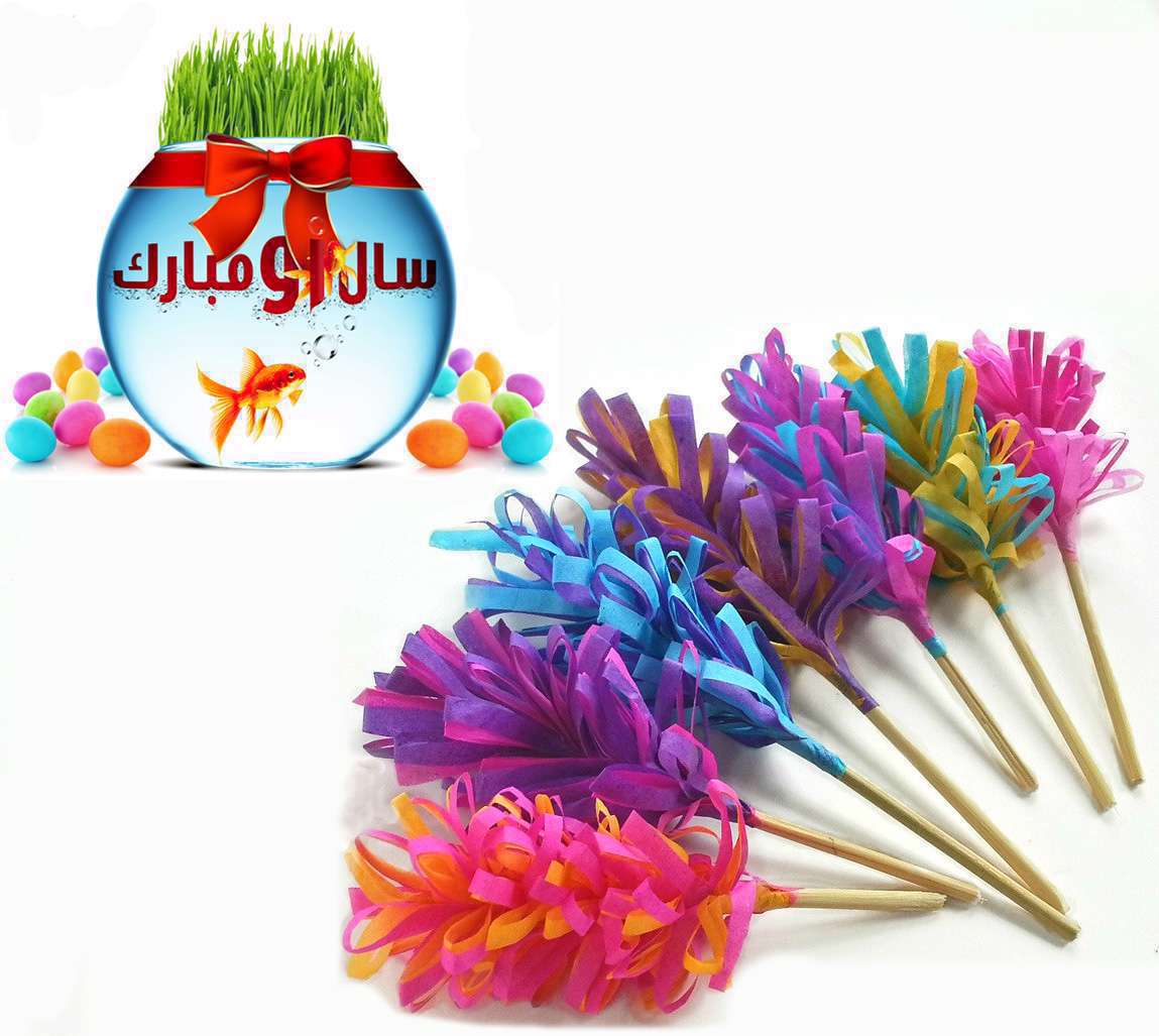 ساخت کاردستی گل سنبل کاغذی