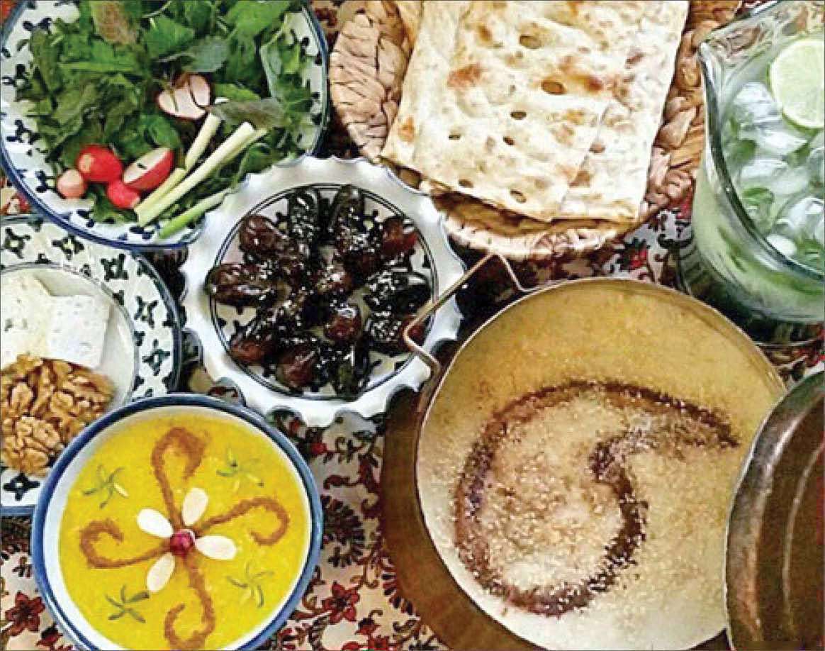 سفره افطار