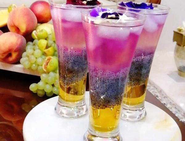 شربت ژله ای چند رنگ