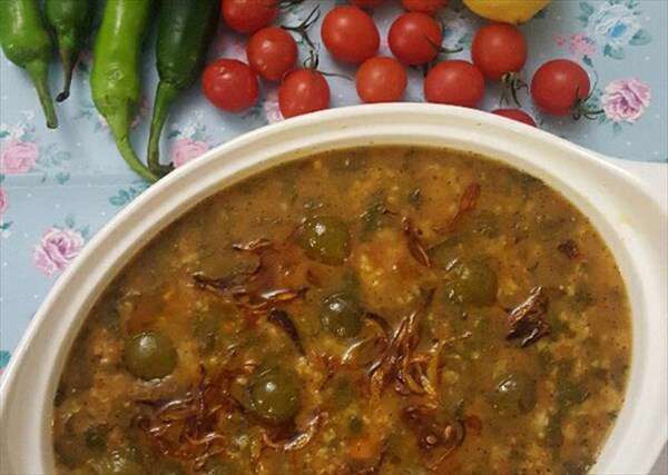 آش گوجه سبز
