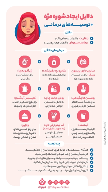 دلایل ایجاد شوره مژه + توصیه‌های درمانی