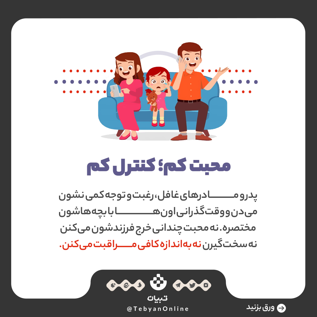 ویژگیهای پدرمادرهای غافل ویژگیهای پدرمادرهای غافل