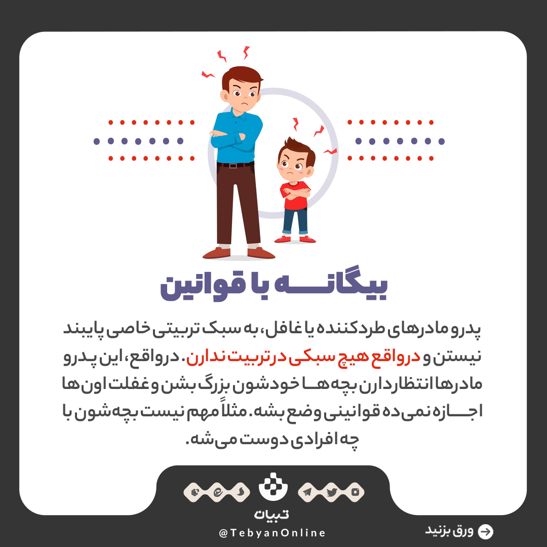 ویژگیهای پدرمادرهای غافل ویژگیهای پدرمادرهای غافل
