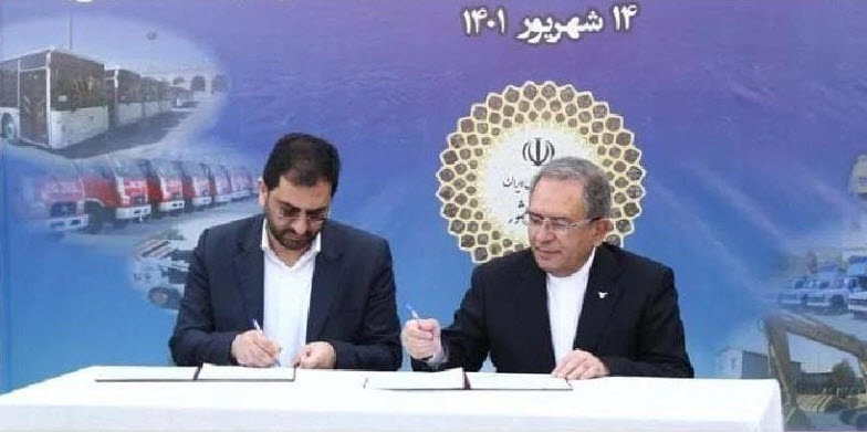 امضای خرید908دستگاه اتوبوس شهری گروه بهمن با شهرداری مشهد امضای خرید908دستگاه اتوبوس شهری گروه بهمن با شهرداری مشهد