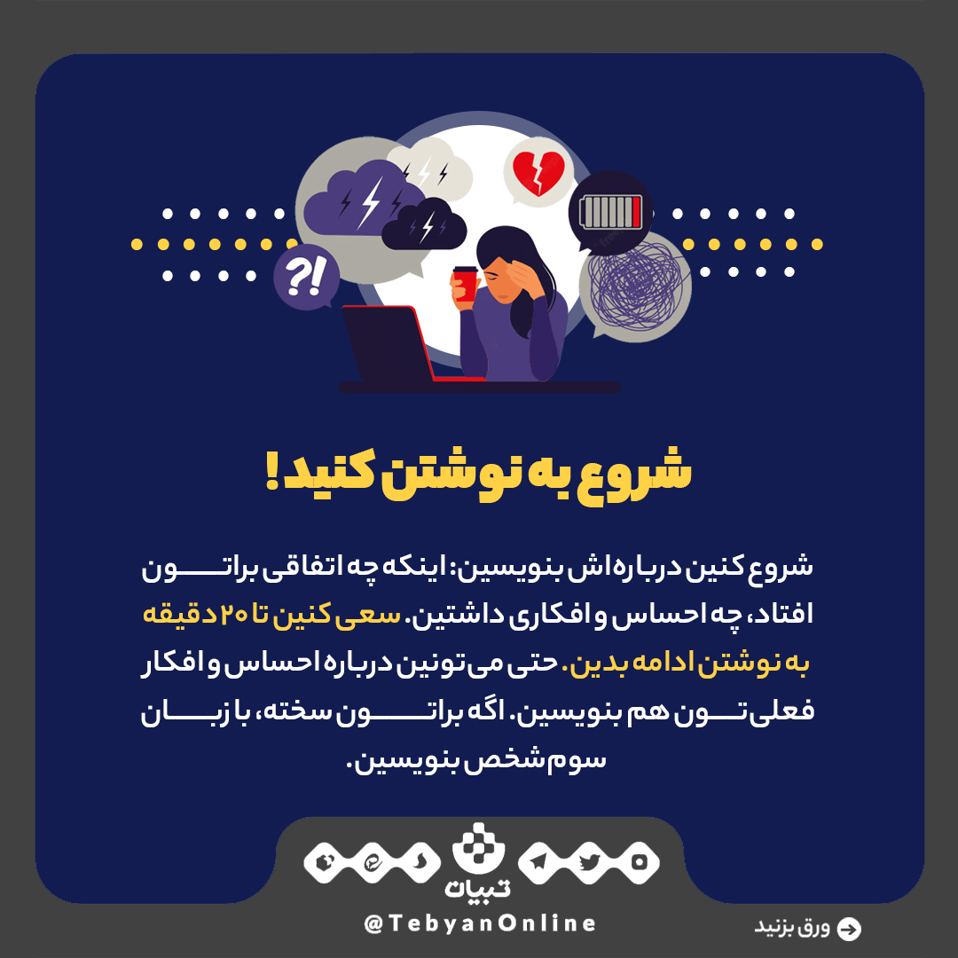 افکار، بیان احساسات، رها کردن ذهن از حوادث سخت، ذهن، رویداد پرتنش، کابوس، اختلال خواب، افکار، بیان احساسات، رها کردن ذهن از حوادث سخت، ذهن، رویداد پرتنش، کابوس، اختلال خواب،