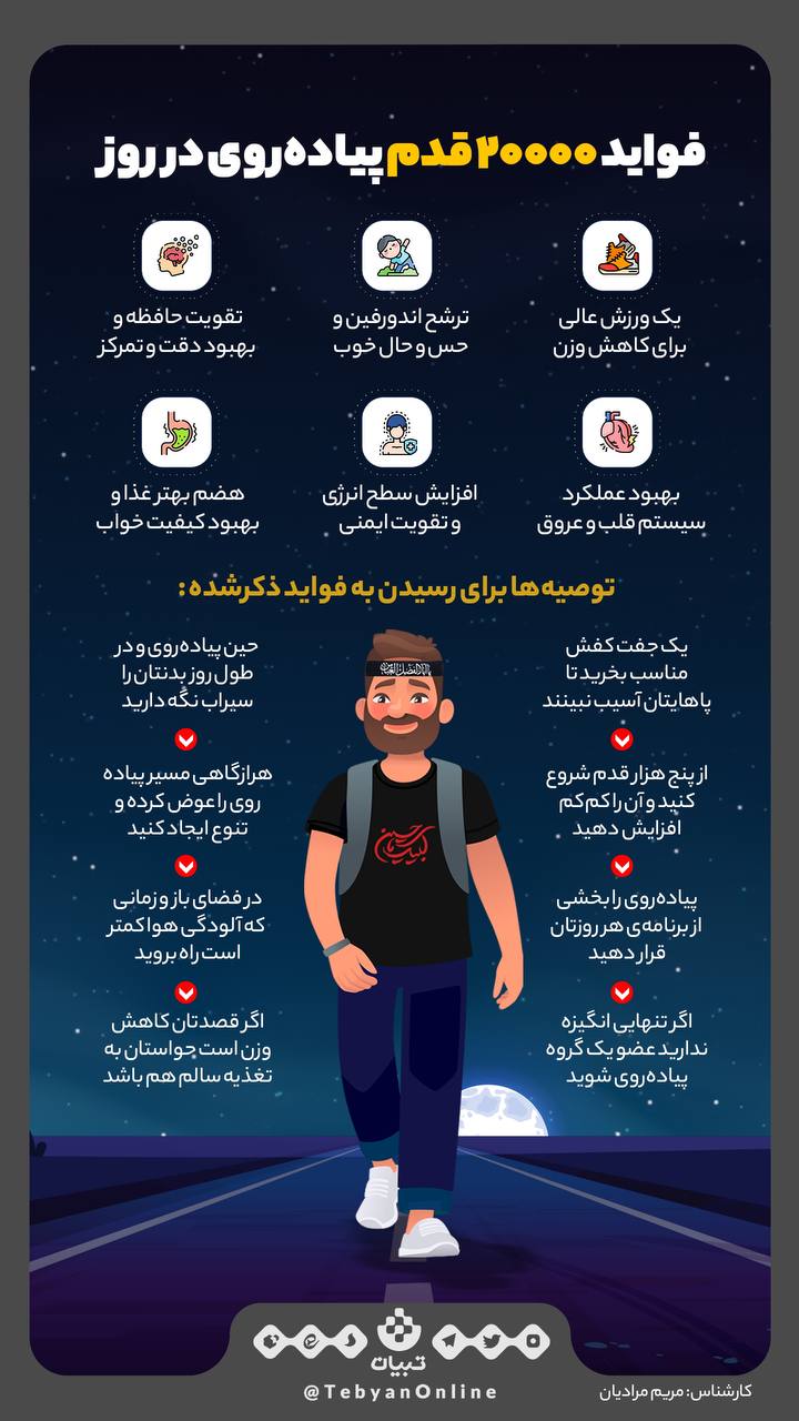 فواید پیاده روی فواید پیاده روی