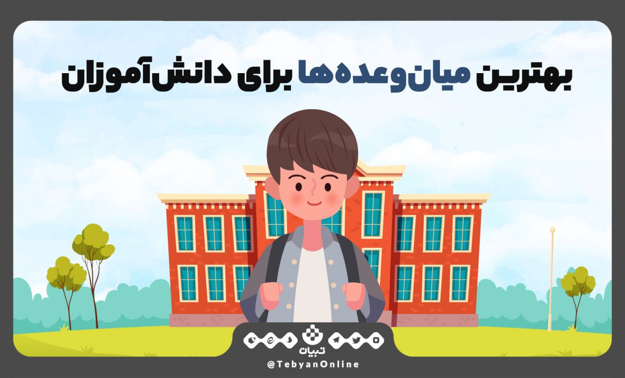 بهترین میانوعدهها برای دانشآموزان بهترین میانوعدهها برای دانشآموزان