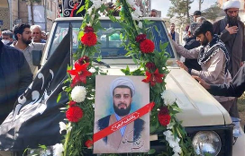 تشییع پیکر مطهر امام جماعت شهید مسجد مولای متقیان زاهدان