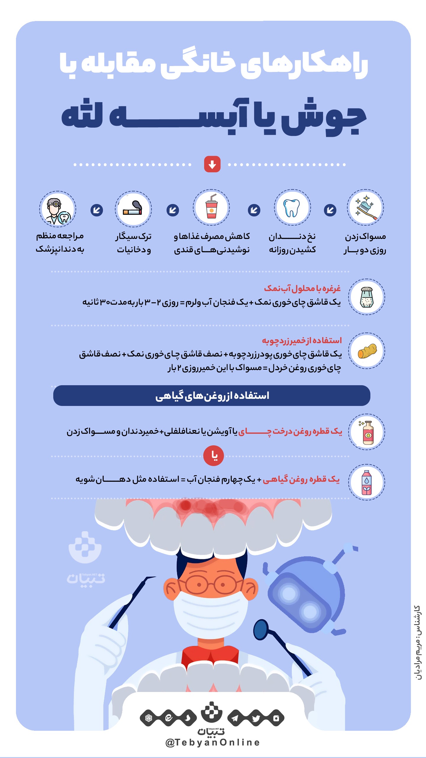 جوش لثه جوش لثه