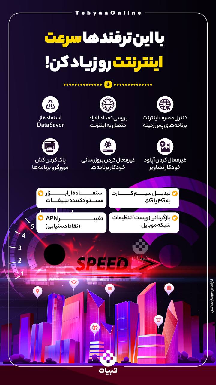 افزایش سرعت اینترنت افزایش سرعت اینترنت