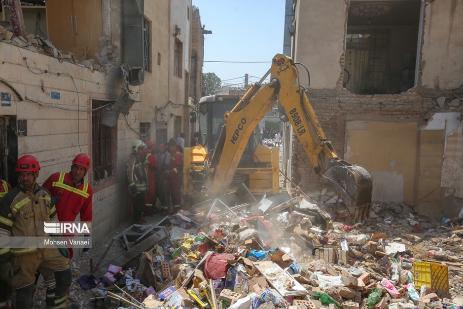 انفجار گاز در محله جوانمرد قصاب