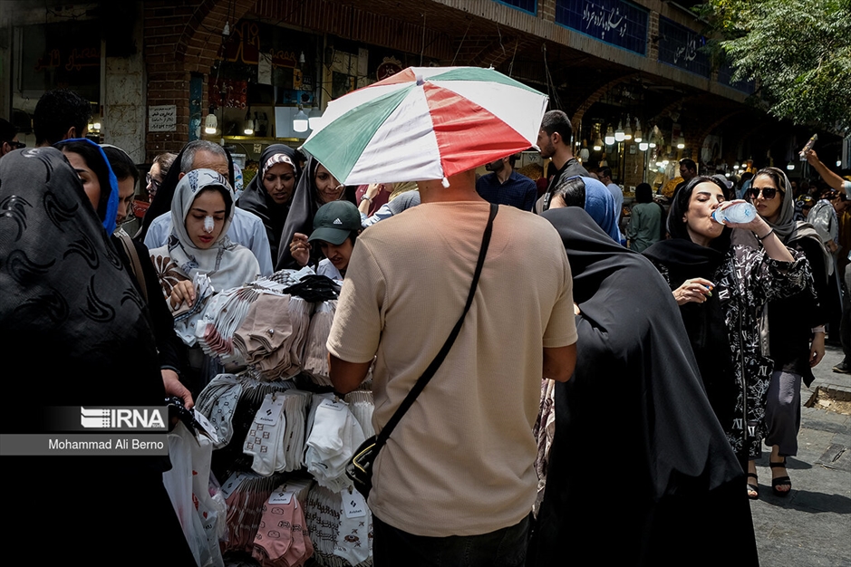 تهران در گرمترین ساعات سال