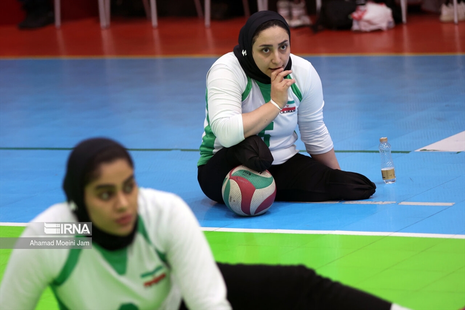 تمرین تیم ملی والیبال نشسته زنان