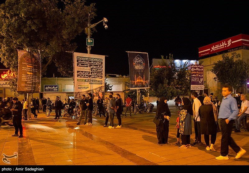 حرم مطهر شاهچراغ علیه‌السلام  بعد از حادثه تروریستی