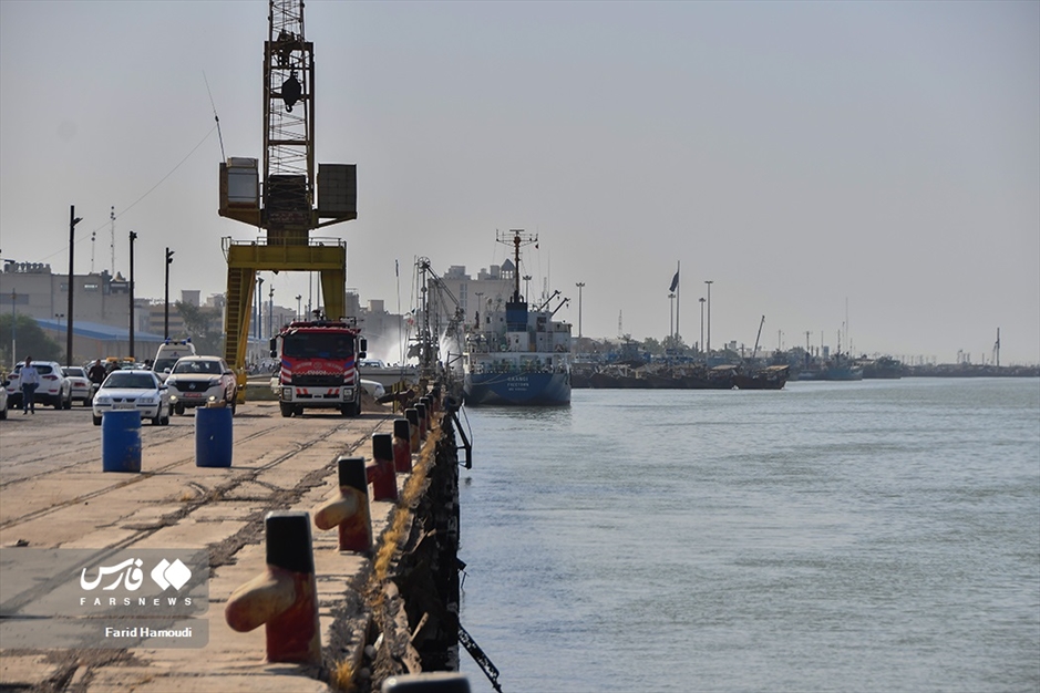 بارگیری اولین کشتی حامل گاز مایع گرم «LPG» در آبادان