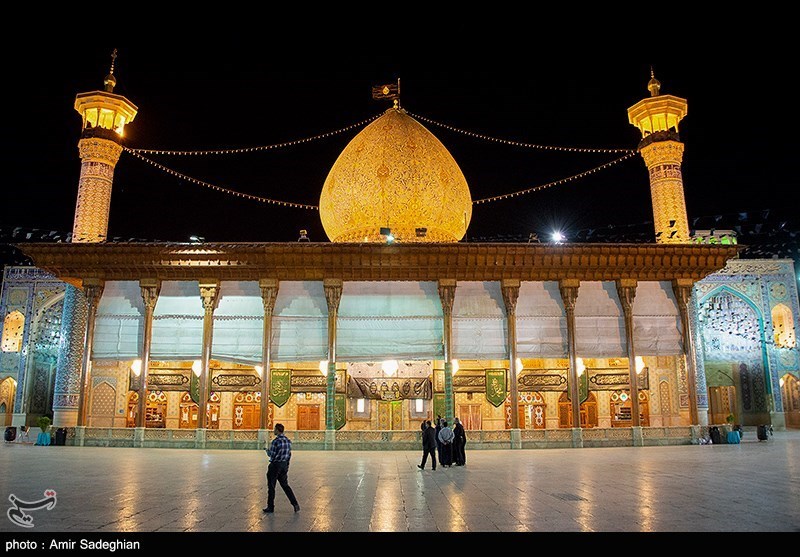 حرم مطهر شاهچراغ علیه‌السلام  بعد از حادثه تروریستی