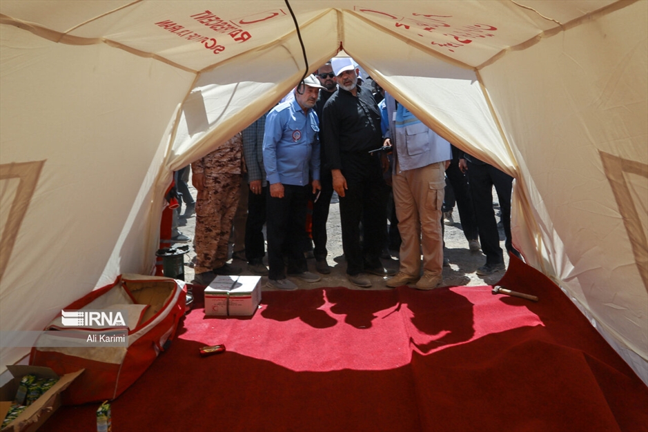 مانور منطقه ای زلزله در ساوه