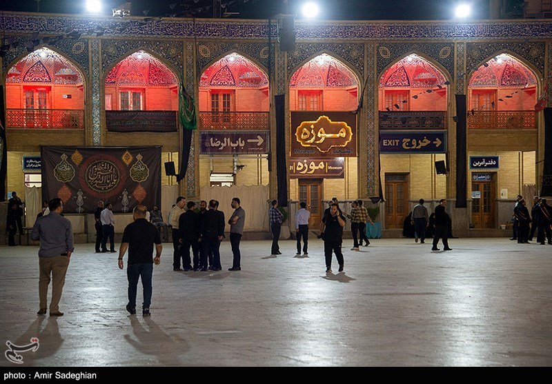 حرم مطهر شاهچراغ علیه‌السلام  بعد از حادثه تروریستی